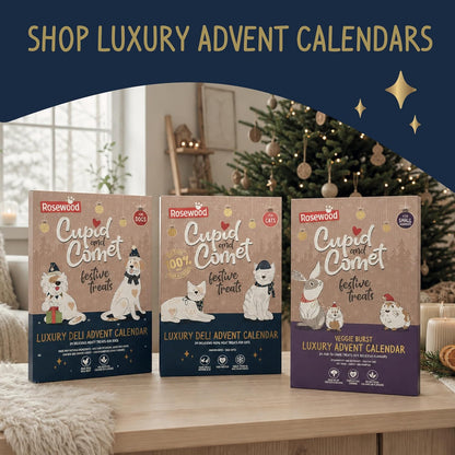 Rosewood Cupid & Comet Luxury Deli Dog Advent Calendar, Dog Treats