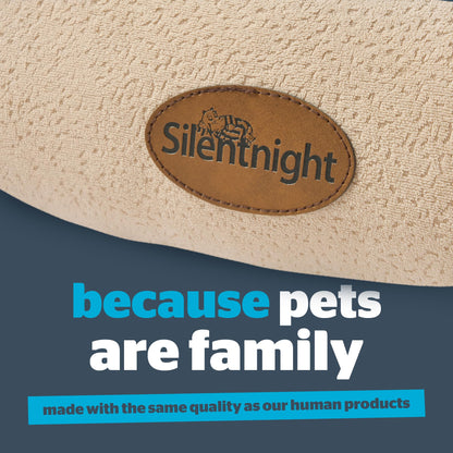 Silentnight Airmax Pet Bed - Comfortable Support for Head & Body - Breathable Prevent Overheating - Reversible Removable Cushion & Non-Slip Base - Easy Clean Machine Washable Dog Bed, Green, Small