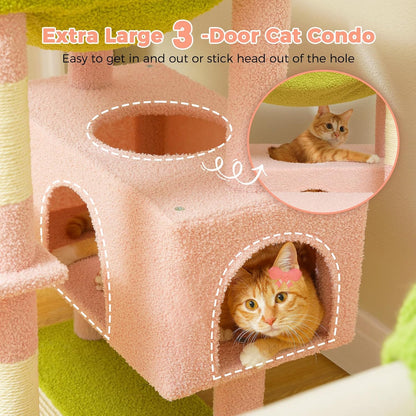 184cm Tall Cat Tree Tower for Large Cats