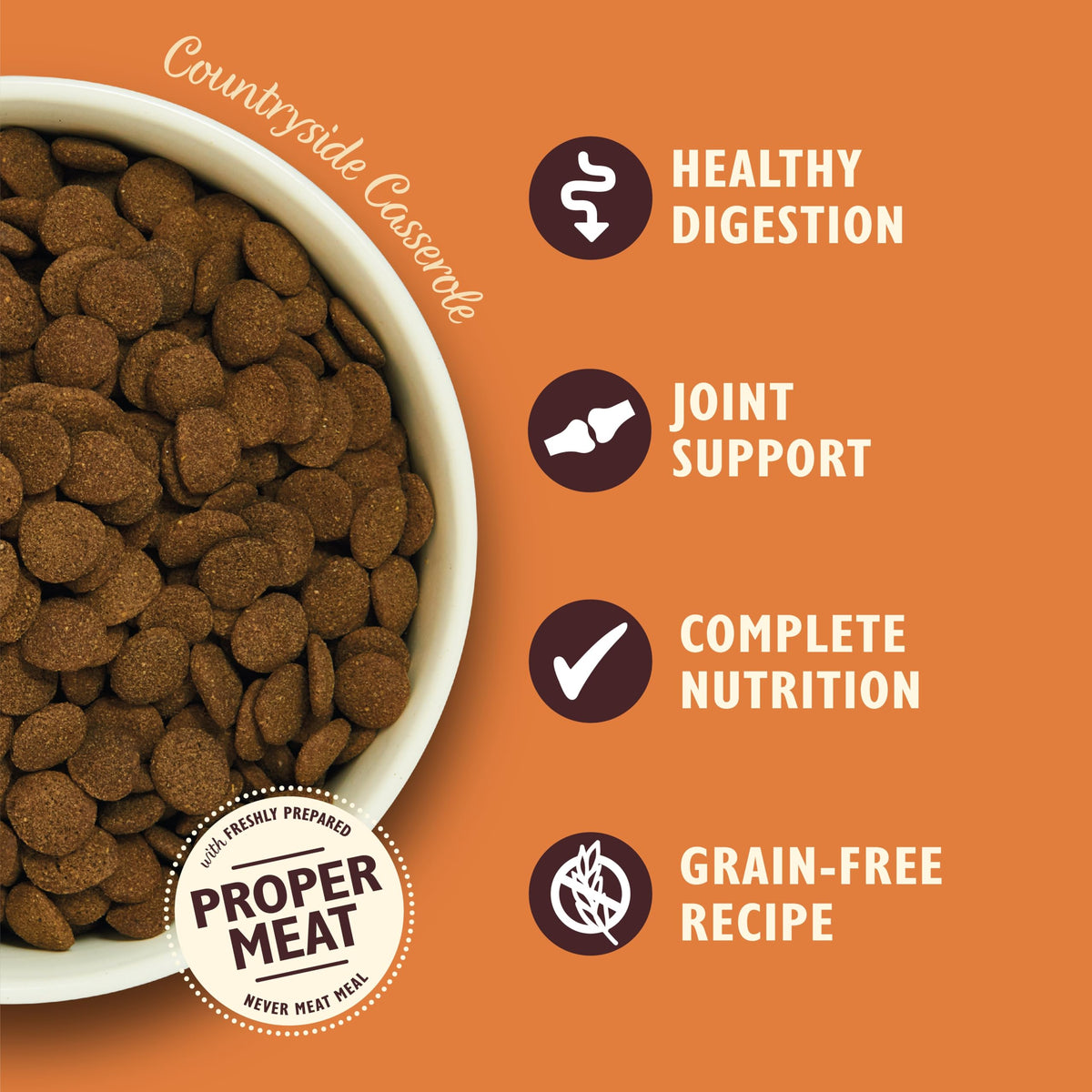 Natural Ingredients Adult Dry Dog Food Balanced Recipe