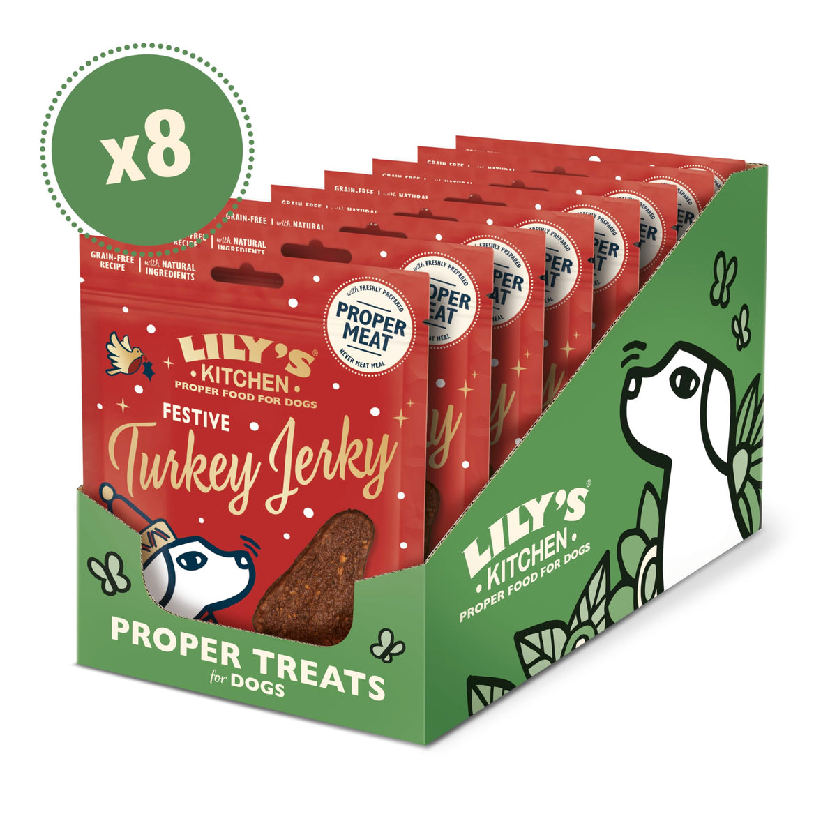 Lily's Kitchen Made with Natural Ingredients Christmas Advent Calendar Treats for Adult Dogs