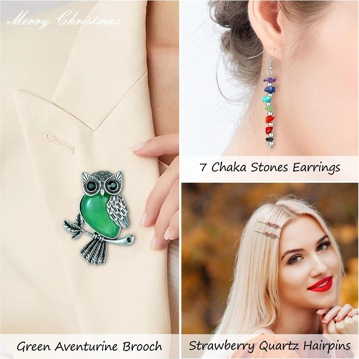 Crystal Jewellery Advent Calendar 2026 For Women Teen Girls, 24 Surprises With Necklace Bracelets Earrings Ring, Natural Crystal Advent Calendar 2026 For Wife Mother Girlfriend Daughter Granddaughter