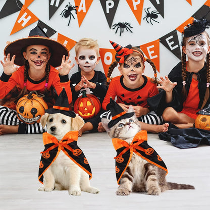 Halloween Pet Costume Cat Wizard Costume Funny Wizard Cat Clothes