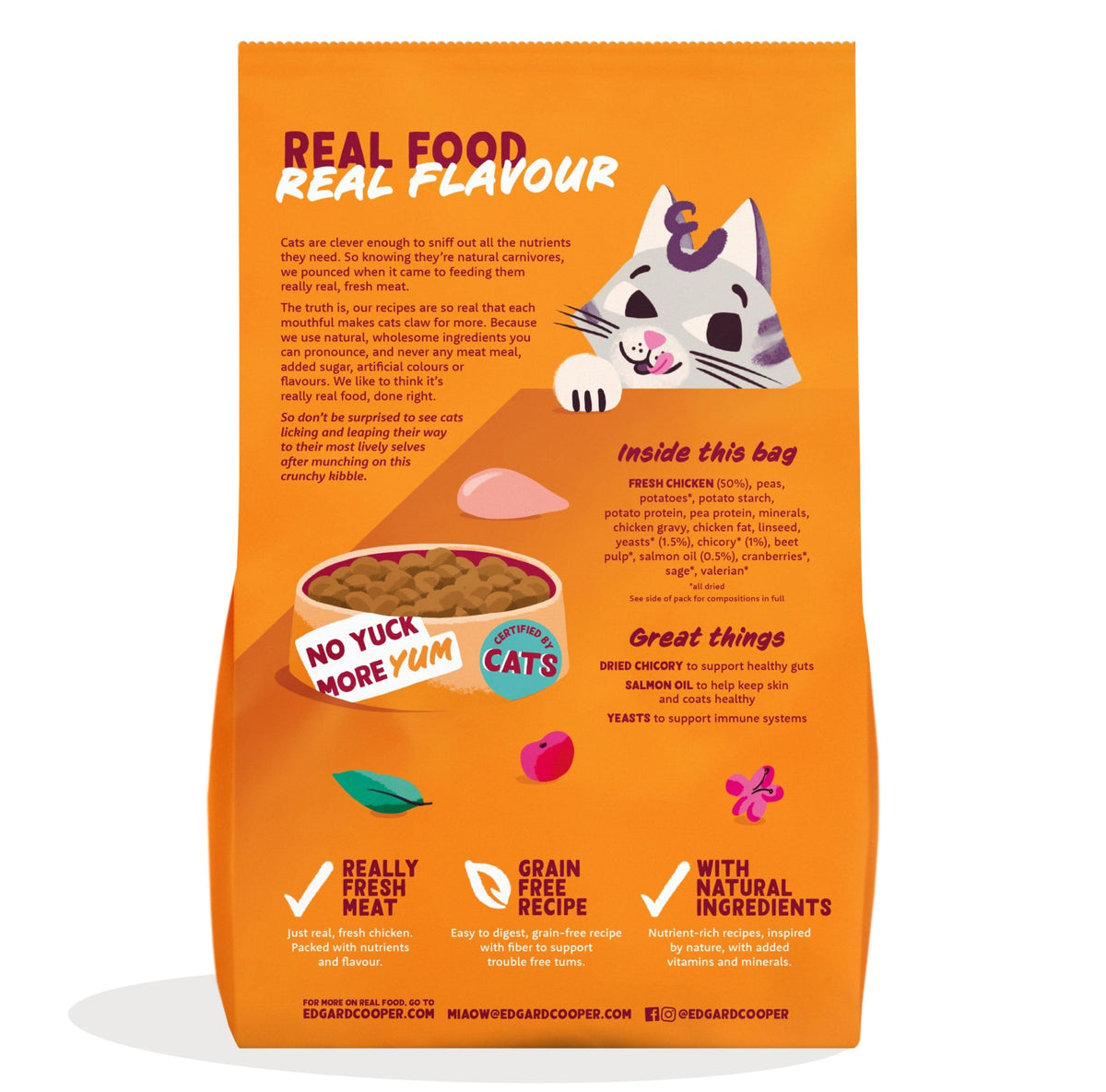 Grain Free Adult Dry Cat Food Chicken 2kg