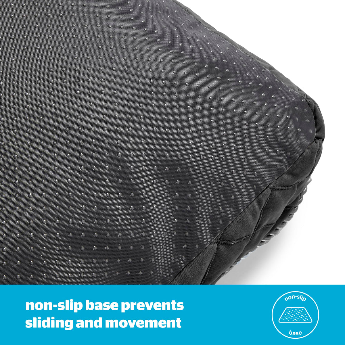 Silentnight Airmax Pet Bed - Comfortable Support for Head & Body - Breathable Prevent Overheating - Reversible Removable Cushion & Non-Slip Base - Easy Clean Machine Washable Dog Bed, Green, Small