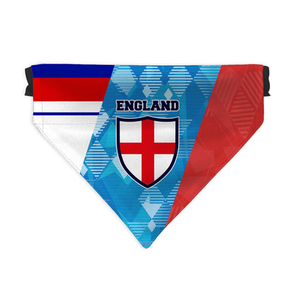 England Printed Patchwork Shirts - Dog Bandana - 4 Sizes
