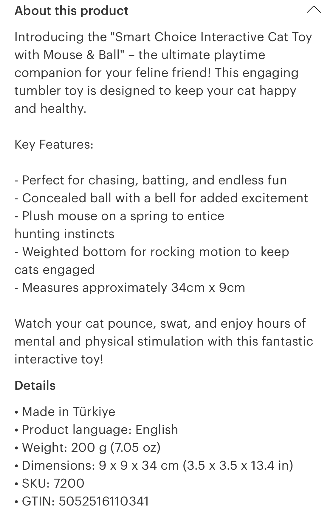 Interactive Cat toy with Mouse and Ball - Sayby’s Sanctuary 