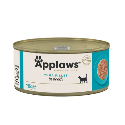 Applaws Cat Tuna Fillet in Broth 156g Tin x 1 (Sample tin(s)