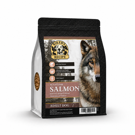 Riker’s Recipe Superfood 65 Salmon Dog Food (2kg)