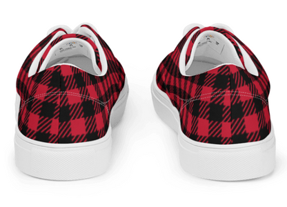 Chic Lace-Up Canvas Trainers