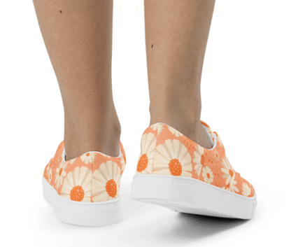 Ladies' Canvas Lace-Up Trainers