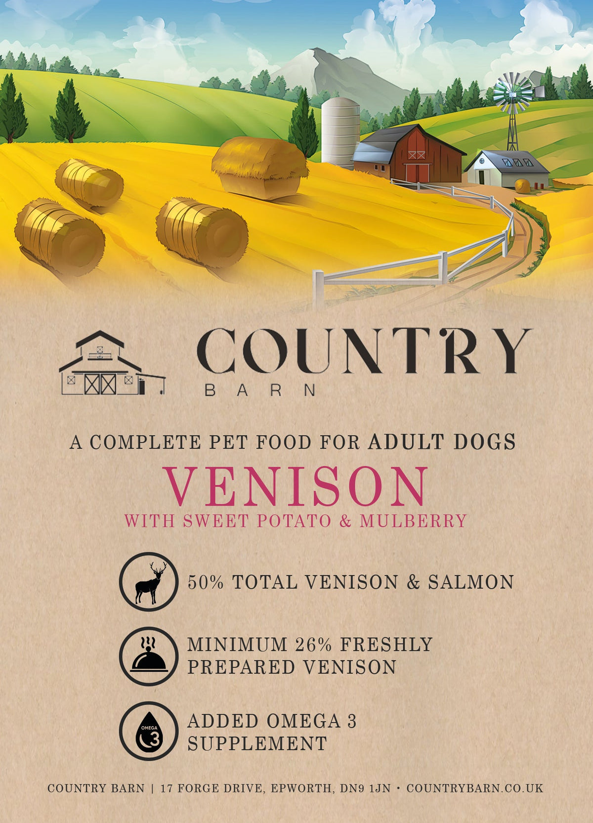 Venison & Mulberry