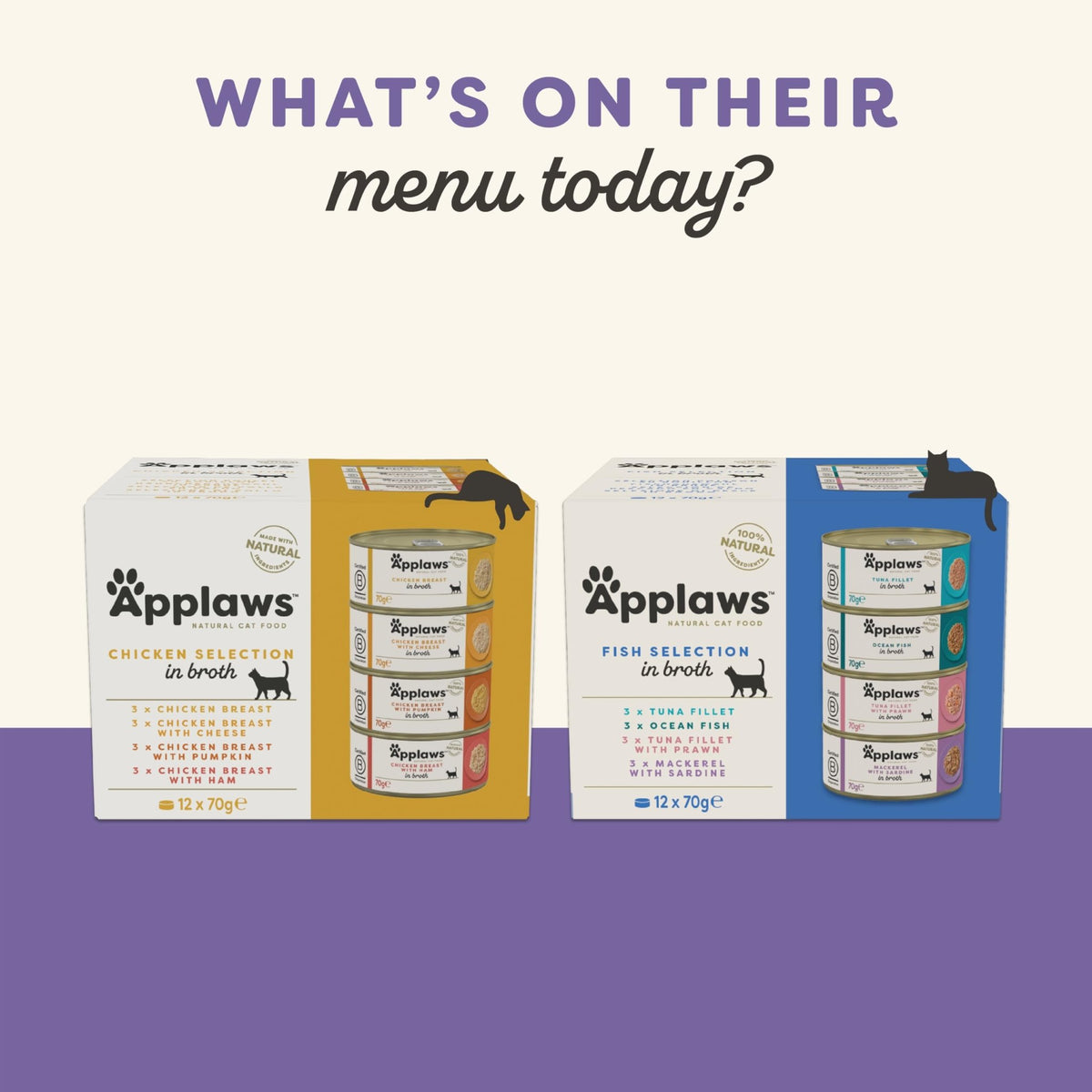 Applaws 100% Natural Wet Cat Food, Multipack - Sayby’s