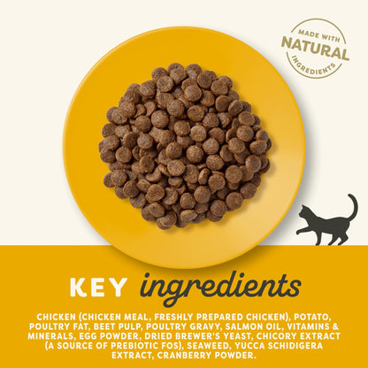 Applaws Natural Complete Dry Food for Adult Cats, Chicken with Lamb Grain Free, 2kg Bag - Sayby’s