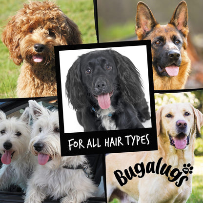 BUGALUGS Dog Shampoo and Conditioner with Luxury 2 in 1 Papaya & Coconut fragrance, professional puppy shampoo grooming products for smelly dogs - Sayby’s