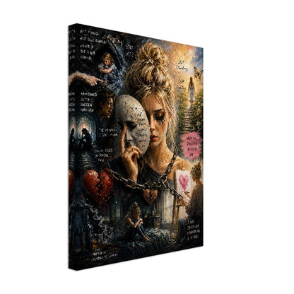Custom Trauma-Inspired Canvas Wall Art – Personalised Therapeutic Art Print - Sayby’s
