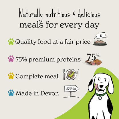 Forthglade Wet Dog Food Variety Pack - Senior 7 Years+, Grain Free & Hypoallergenic Dog Food, Turkey & Lamb with Vegetables, Stomach Sensitive Meals with Natural Ingredients - Sayby’s