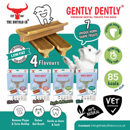 Gently Dently- Fresh Breath Mint Dental Treats for Dogs 175g - Sayby’s