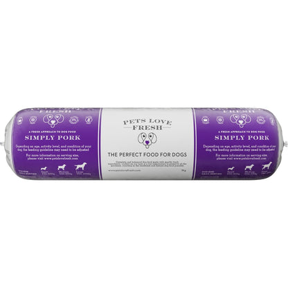 Healthy & Tasty Fresh Dog Food by Pets Love Fresh - 100% Natural - Real British Meat - Zero Preservatives - SimHealthy & Tasty Fresh Dog Food by Pets Love Fresh - 100% Natural - Real British Meat - Zero Preservatives - Simply Chicken (5 x 600g chub rolls) - Sayby’s