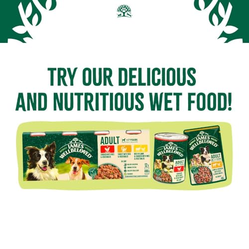 JAMES WELLBELOVED - Hypoallergenic Senior Dry Dog - Food - Bulk Dog Food Pack - Sayby’s