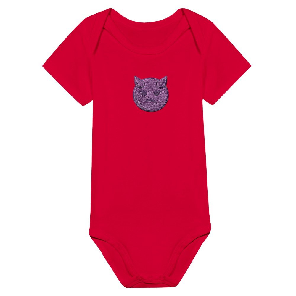 Little Devil Embroidered Short Sleeve Onesie – Adorable Baby Bodysuit FREE DELIVERY - Sayby’s
