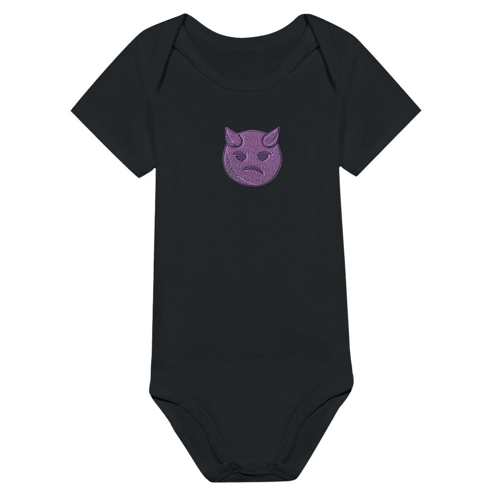 Little Devil Embroidered Short Sleeve Onesie – Adorable Baby Bodysuit FREE DELIVERY - Sayby’s