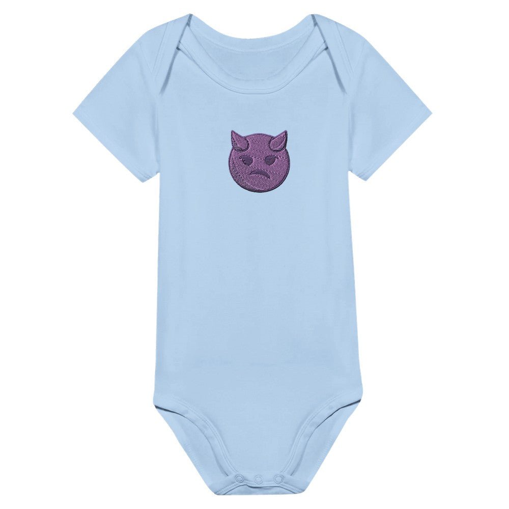 Little Devil Embroidered Short Sleeve Onesie – Adorable Baby Bodysuit FREE DELIVERY - Sayby’s