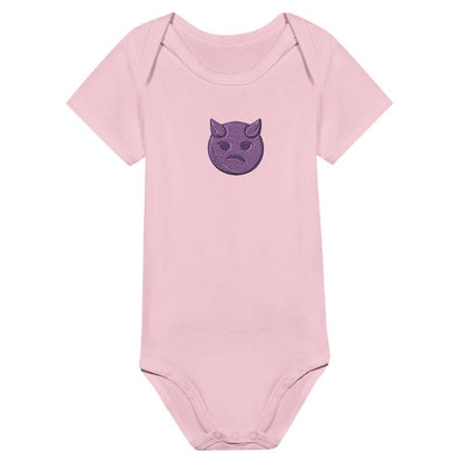 Little Devil Embroidered Short Sleeve Onesie – Adorable Baby Bodysuit FREE DELIVERY - Sayby’s