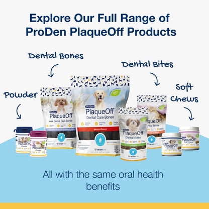 ProDen PlaqueOff Powder for Dogs & Cats, Tartar & Bad Breath Remover with 100% Natural Teeth Plaque Remover 180 g - Sayby’s