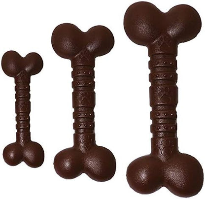 Rosewood Small Beef Bone – Durable Nylon Chew Toy for Small Dogs <10kg | Promotes Dental Hygiene | Long-Lasting - Sayby’s