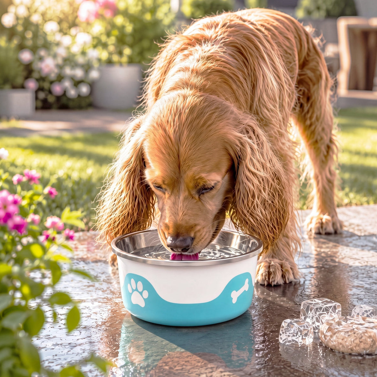 ThermaCool Dog Bowl - Azure Blue - Sayby’s