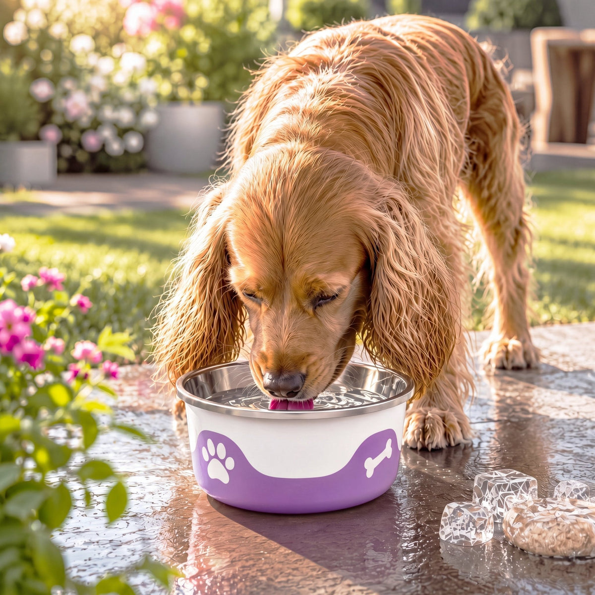 ThermaCool Dog Bowl - Grape - Sayby’s