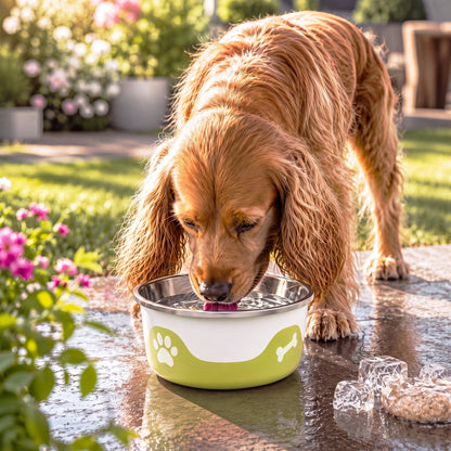 ThermaCool Dog Bowl - Olive Green - Sayby’s